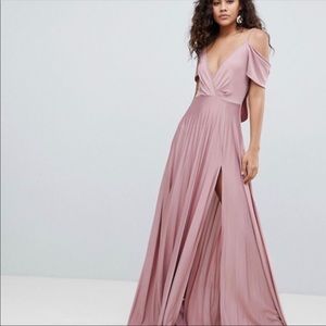 ASOS scowl back maxi dress